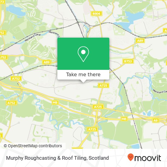 Murphy Roughcasting & Roof Tiling map