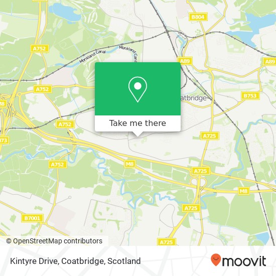 Kintyre Drive, Coatbridge map