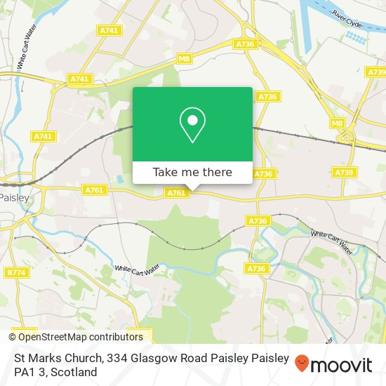 St Marks Church, 334 Glasgow Road Paisley Paisley PA1 3 map