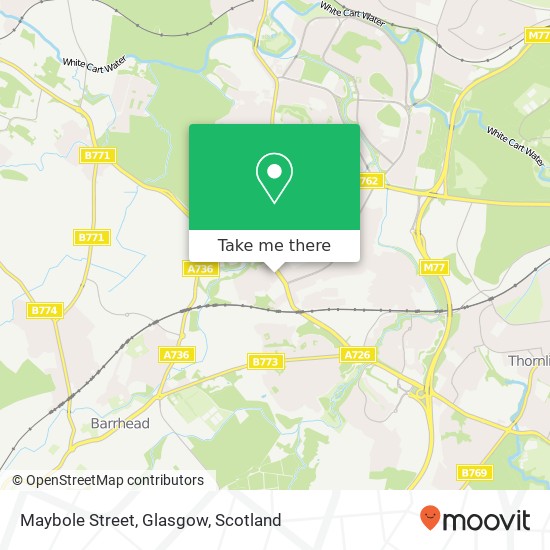Maybole Street, Glasgow map
