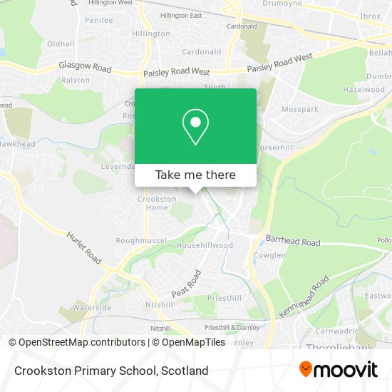 Crookston Primary School map