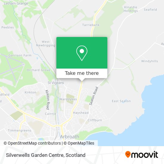 Silverwells Garden Centre map