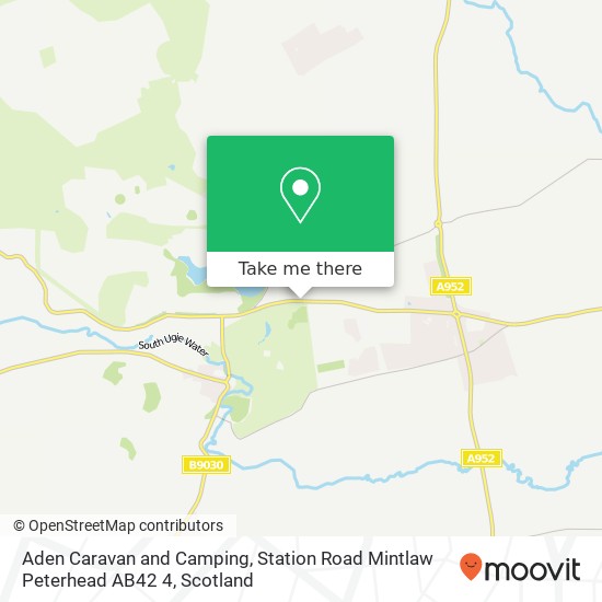 Aden Caravan and Camping, Station Road Mintlaw Peterhead AB42 4 map