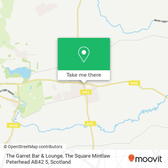 The Garret Bar & Lounge, The Square Mintlaw Peterhead AB42 5 map