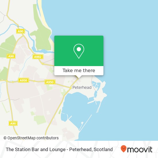 The Station Bar and Lounge - Peterhead map