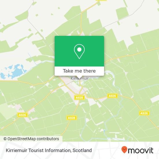 Kirriemuir Tourist Information map