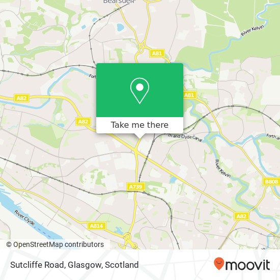 Sutcliffe Road, Glasgow map