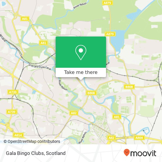 Gala Bingo Clubs map