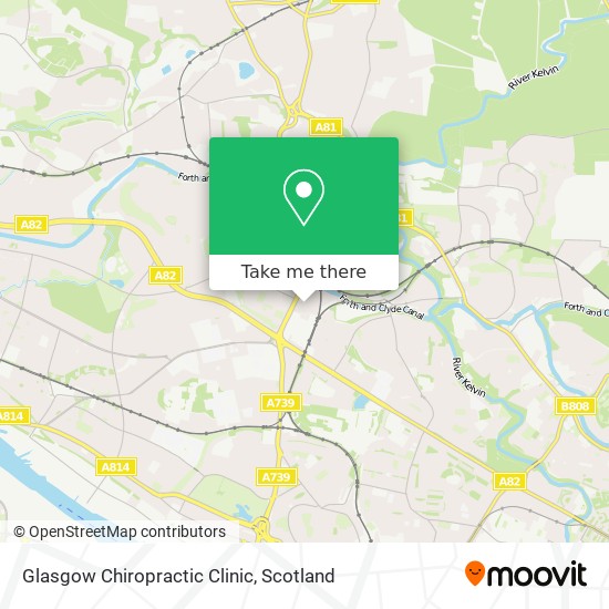 Glasgow Chiropractic Clinic map