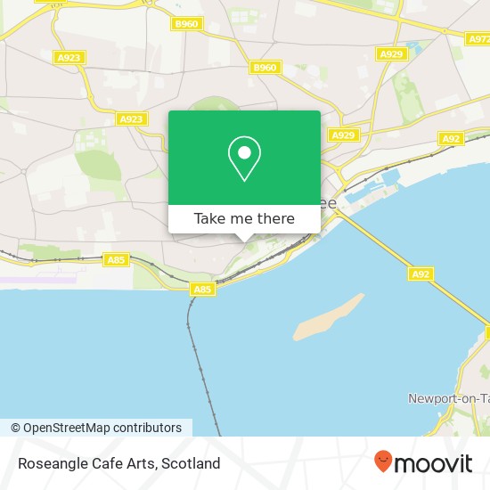 Roseangle Cafe Arts map