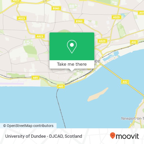 University of Dundee - DJCAD map