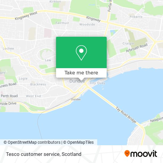 Tesco customer service map