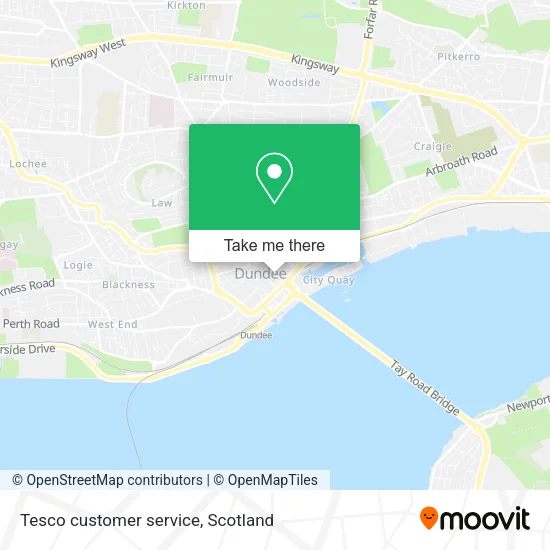 Tesco customer service map