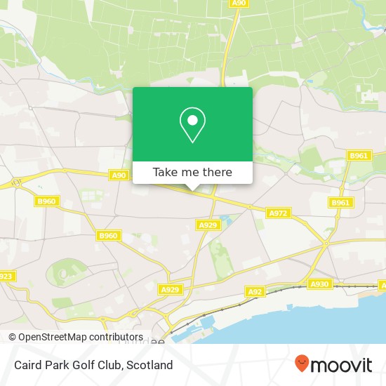 Caird Park Golf Club map