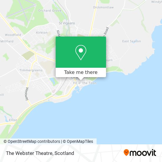 The Webster Theatre map