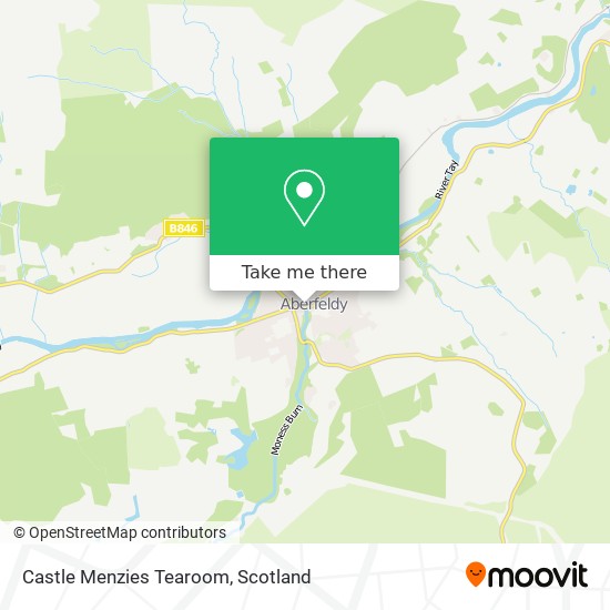 Castle Menzies Tearoom map