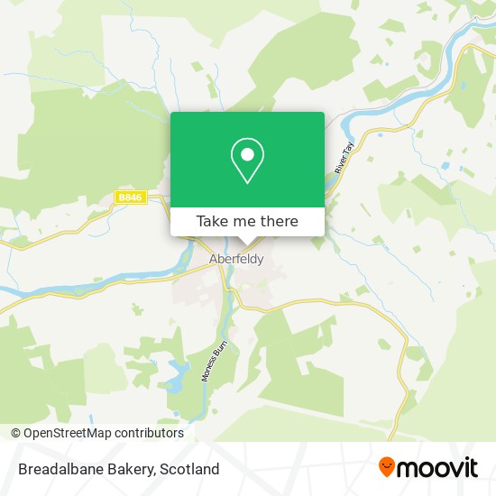 Breadalbane Bakery map