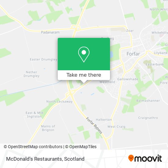 McDonald's Restaurants map