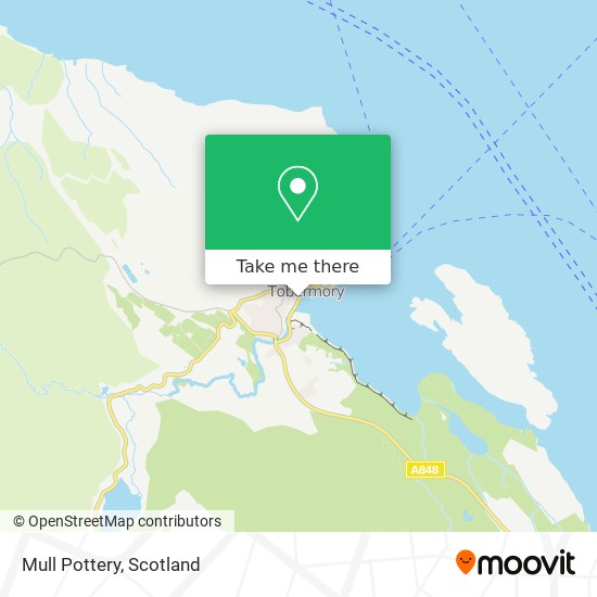 Mull Pottery map