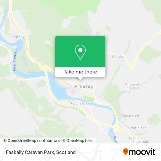 Faskally Caravan Park map