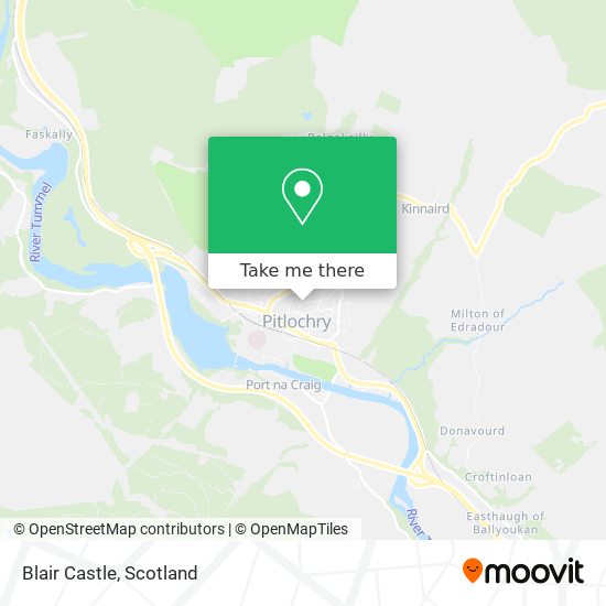 Blair Castle map