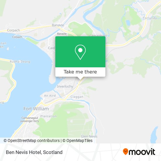 Ben Nevis Hotel map