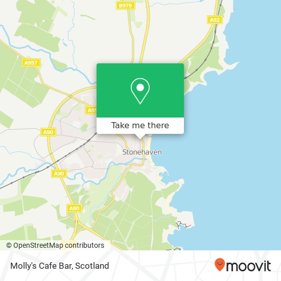 Molly's Cafe Bar map