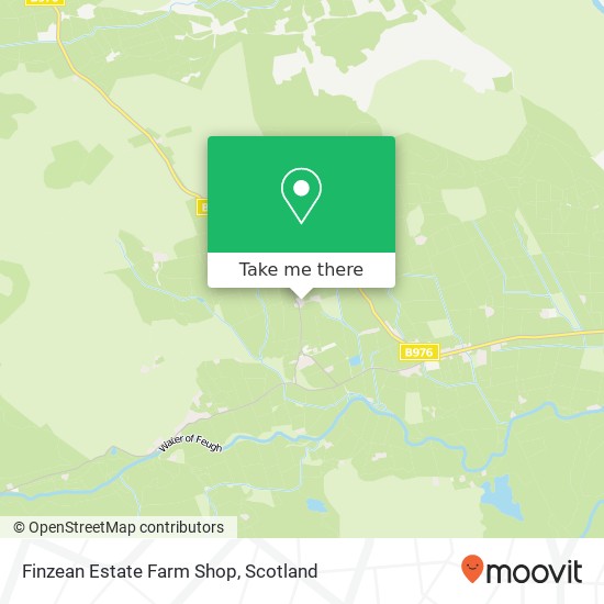 Finzean Estate Farm Shop map