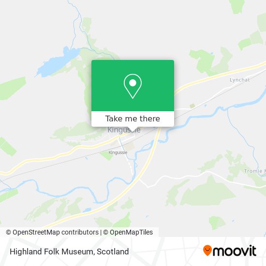 Highland Folk Museum map