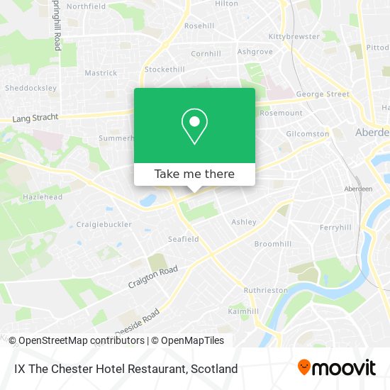 IX The Chester Hotel Restaurant map