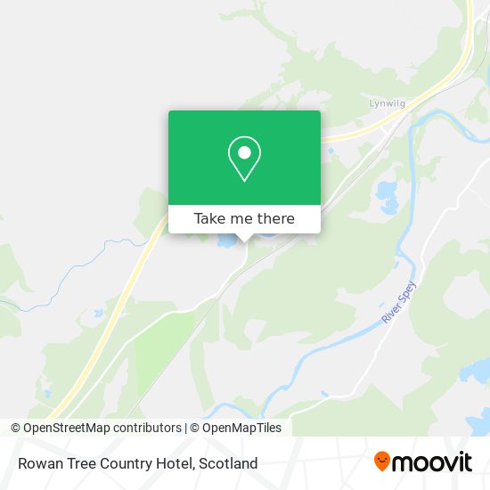 Rowan Tree Country Hotel map