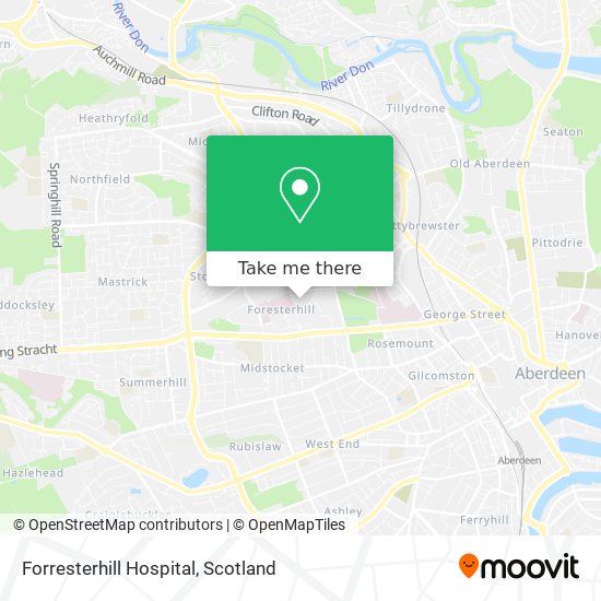 Forresterhill Hospital map