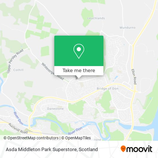 Asda Middleton Park Superstore map
