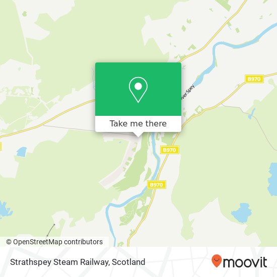 Strathspey Steam Railway map