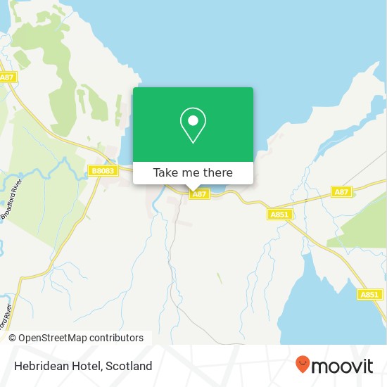 Hebridean Hotel map