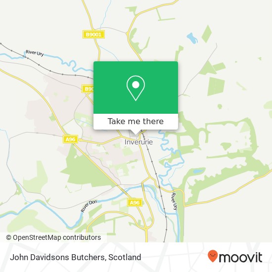 John Davidsons Butchers map