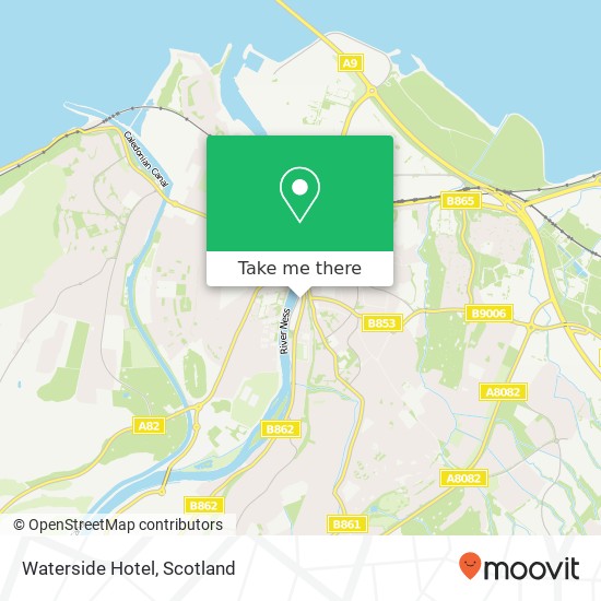 Waterside Hotel map