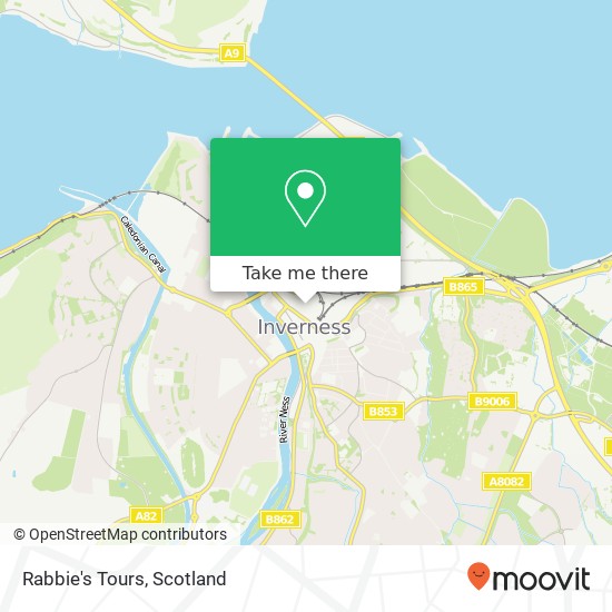 Rabbie's Tours map