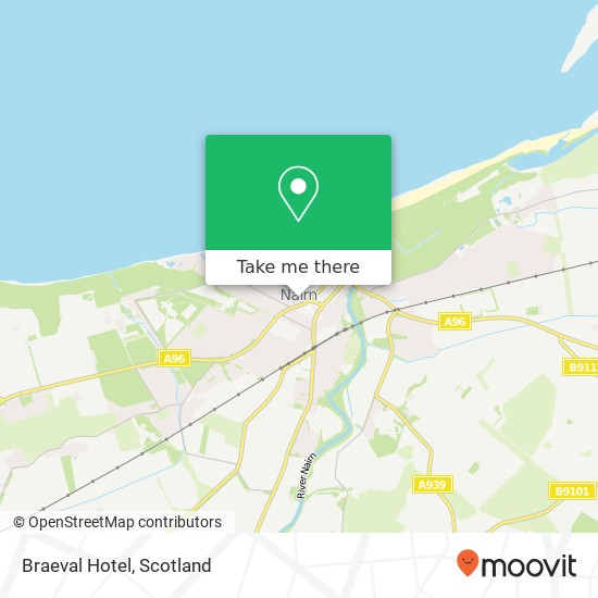 Braeval Hotel map