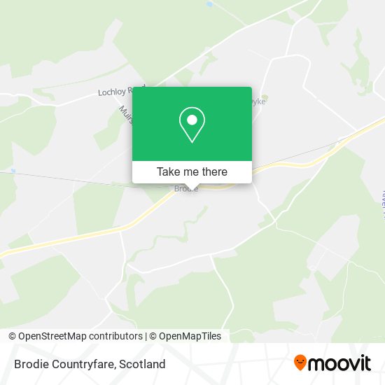 How to get to Brodie Countryfare in Moray by Bus or Train