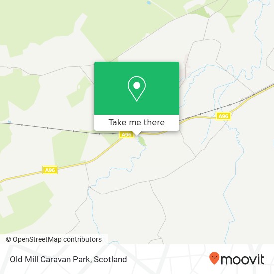 Old Mill Caravan Park map