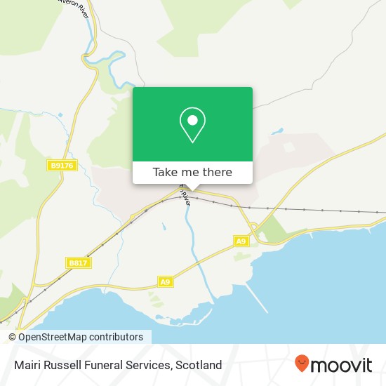 Mairi Russell Funeral Services map