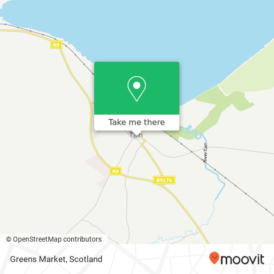 Greens Market map