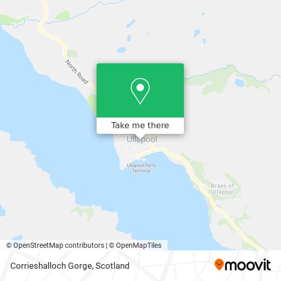 Corrieshalloch Gorge map