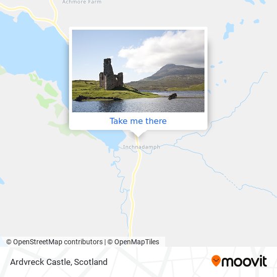 Ardvreck Castle map