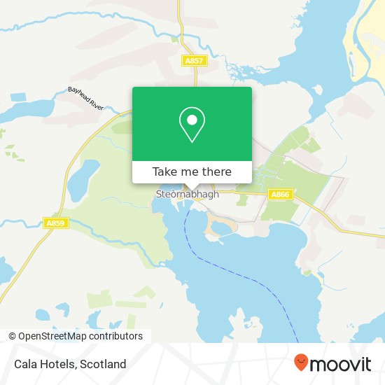 Cala Hotels map