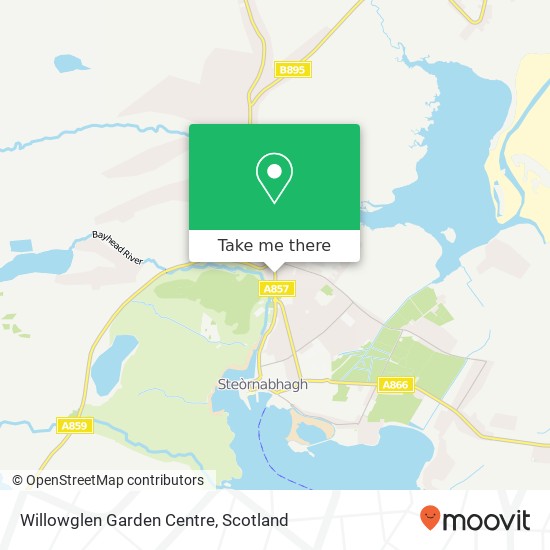 Willowglen Garden Centre map
