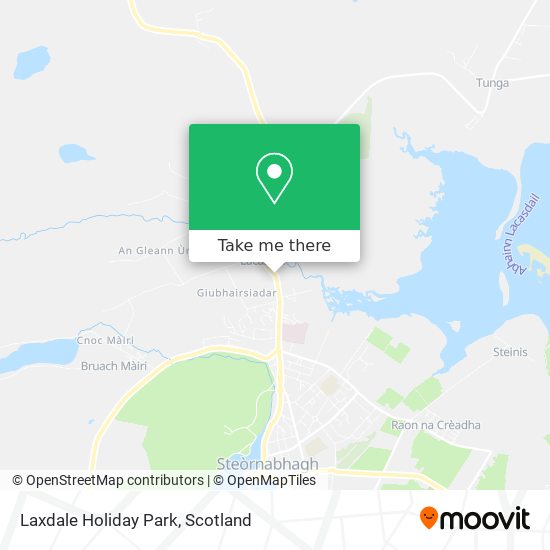 Laxdale Holiday Park map