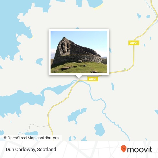 Dun Carloway map