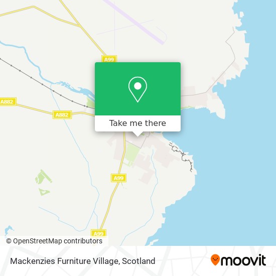 Mackenzies Furniture Village map